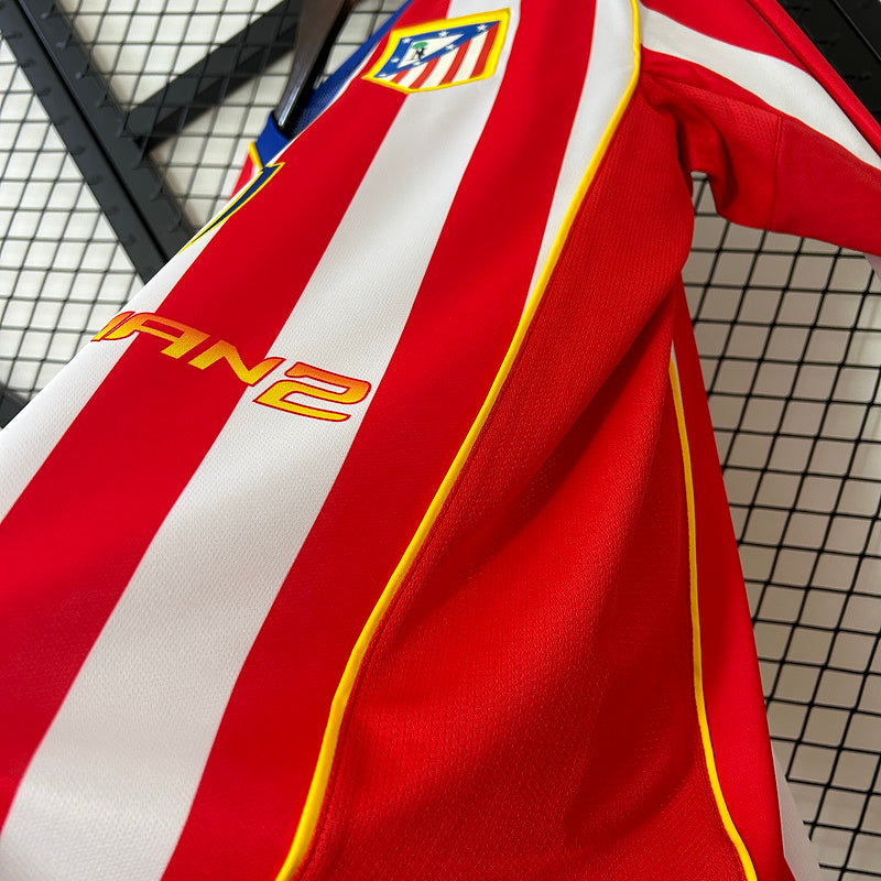 ATLÉTICO DE MADRID 04/05 I HOME MASCULINO (RETRO) MANGA LONGA 