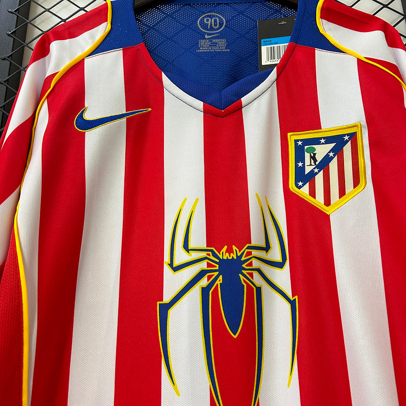 ATLÉTICO DE MADRID 04/05 I HOME MASCULINO (RETRO) MANGA LONGA 