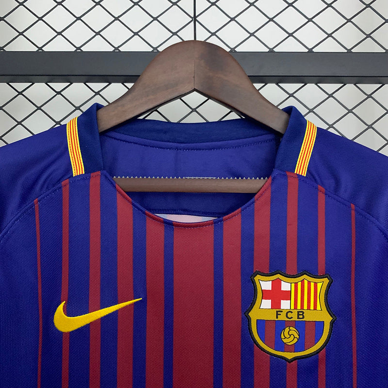BARCELONA 17/18 I HOME MASCULINO (RETRO) MANGA LONGA 