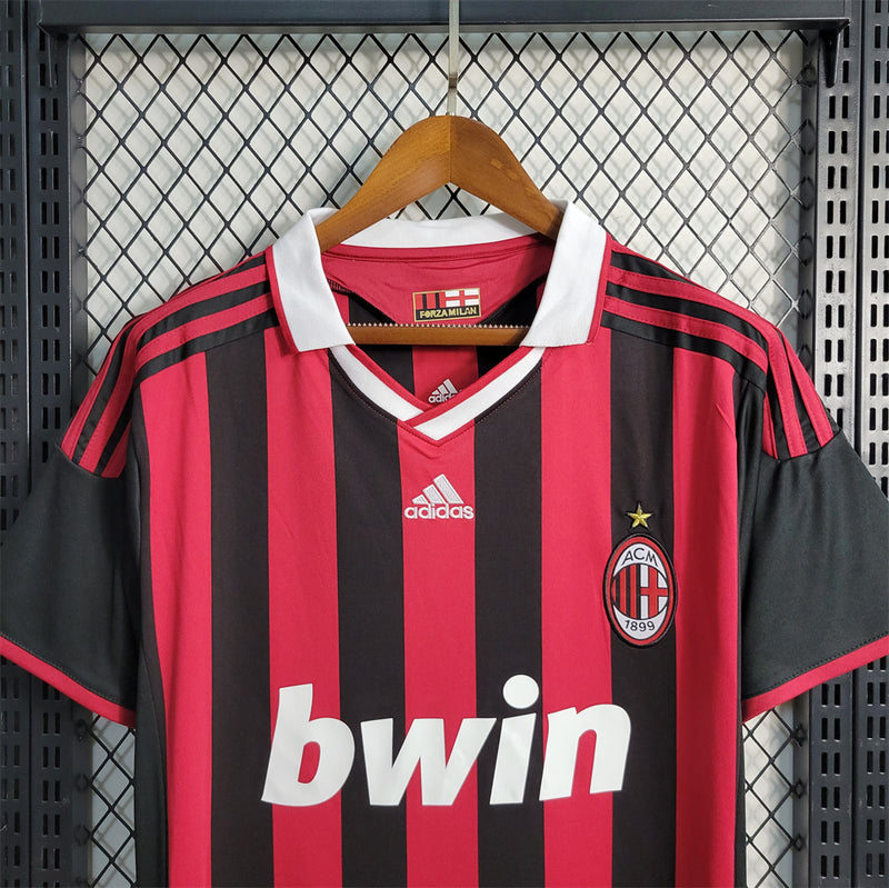 Camisa retrô Home do AC Milan 09/10 